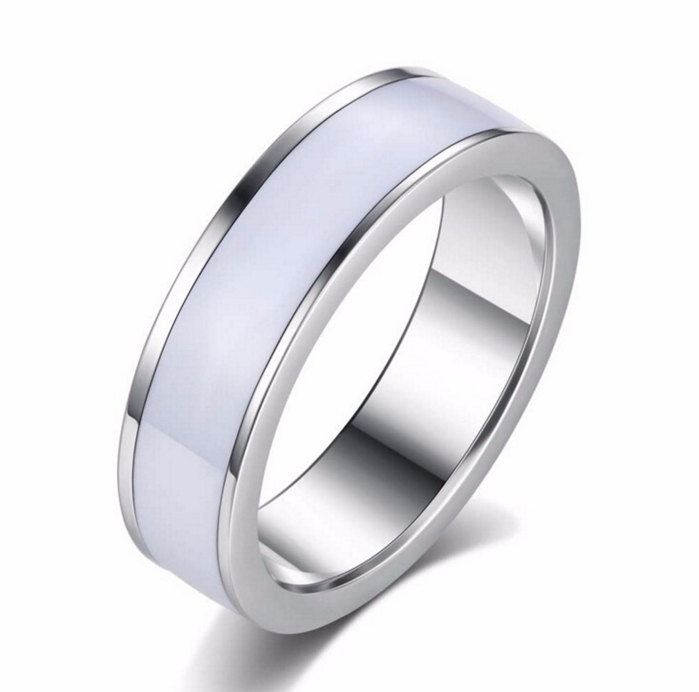 Stainless Steel Ring WHITE