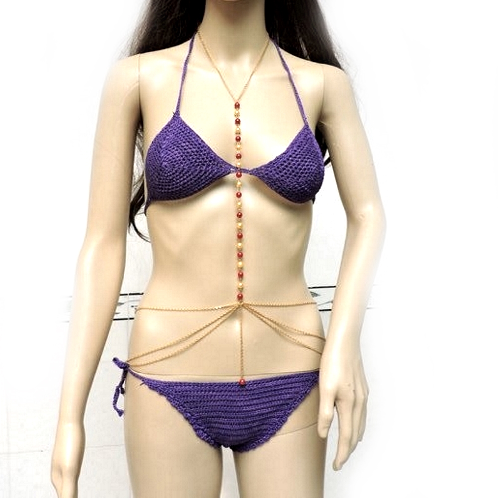 Wedding Necklace Body Chain Pearl