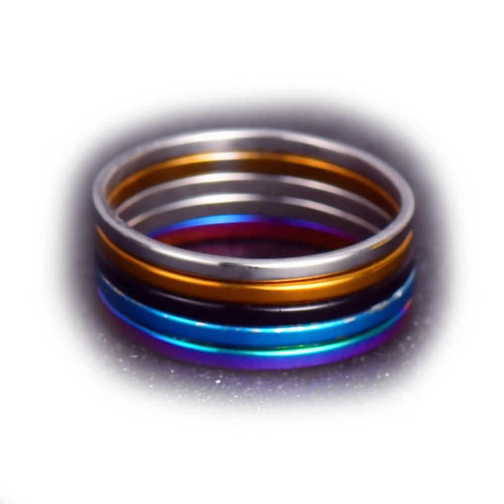 Rostfritt stål ring 5-IN-1 