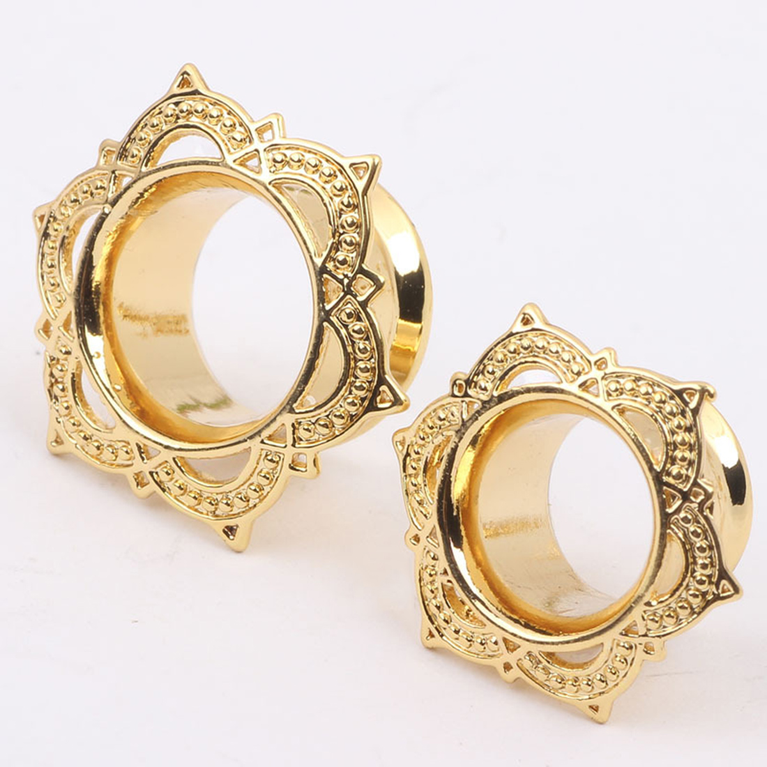 mix (6-16mm) stainless steel piercing ear tunnel - 5
