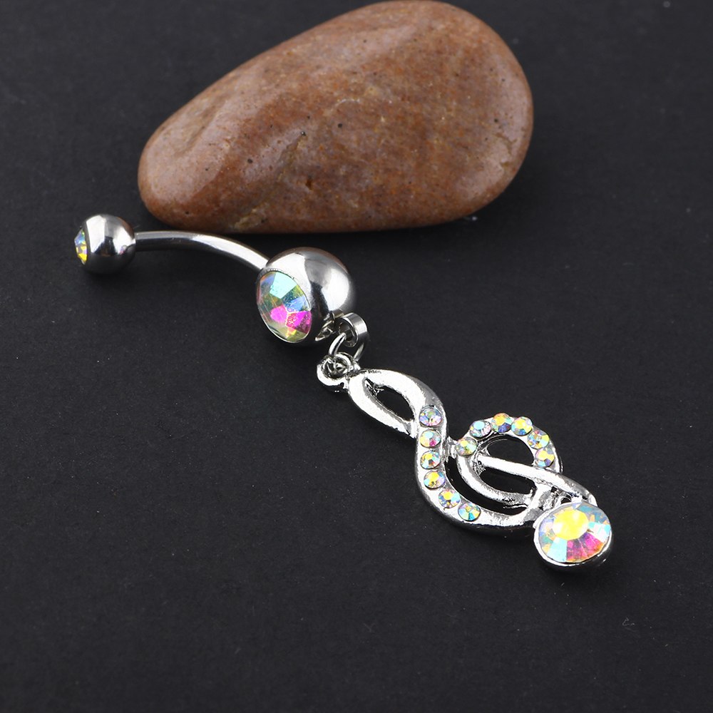 Navelpiercing kristall musik - 2