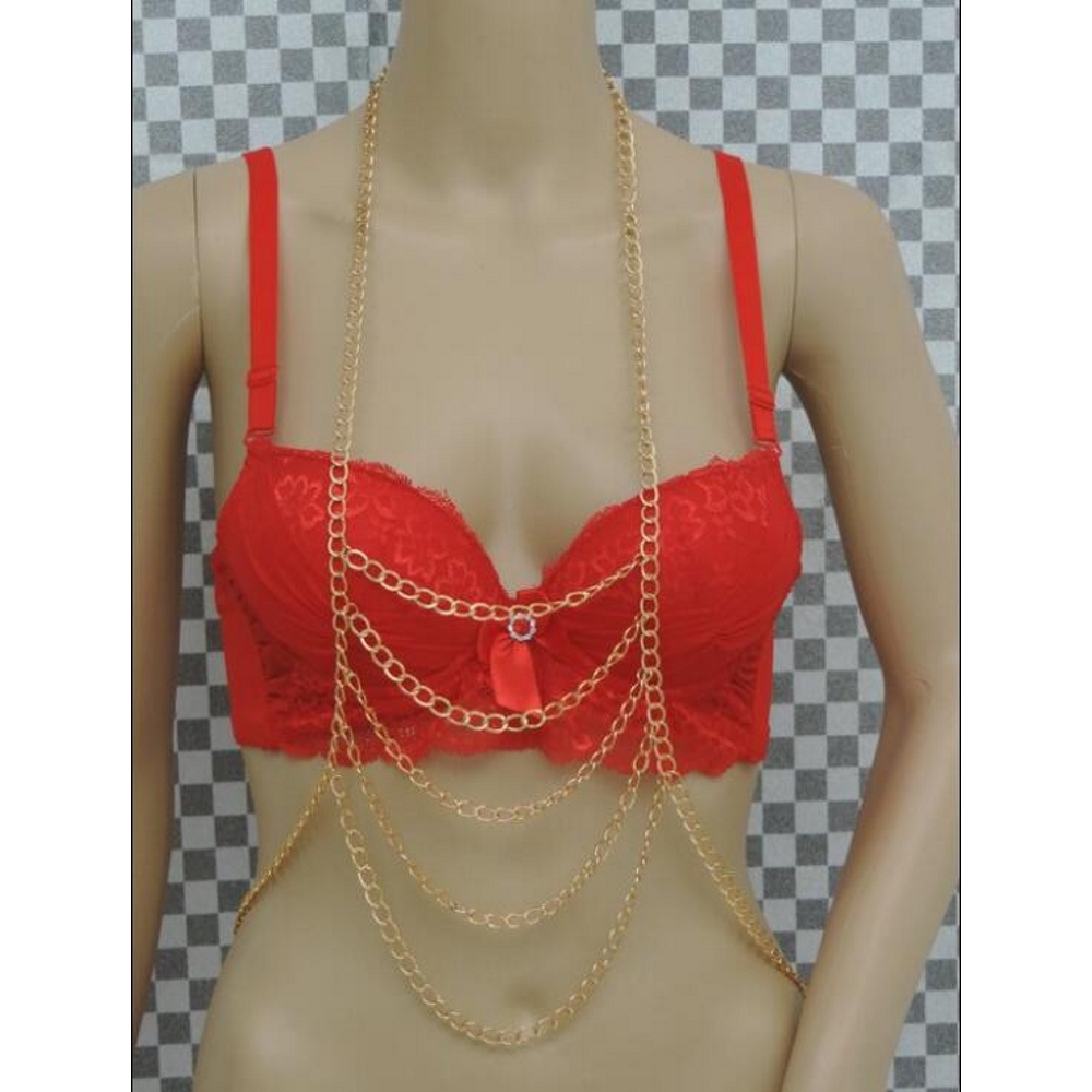 Wedding Necklace Body Chain GOLD