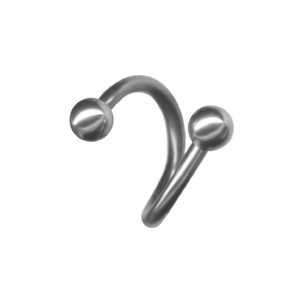 G23 Grade Titanium Horseshoe Twister Barbell