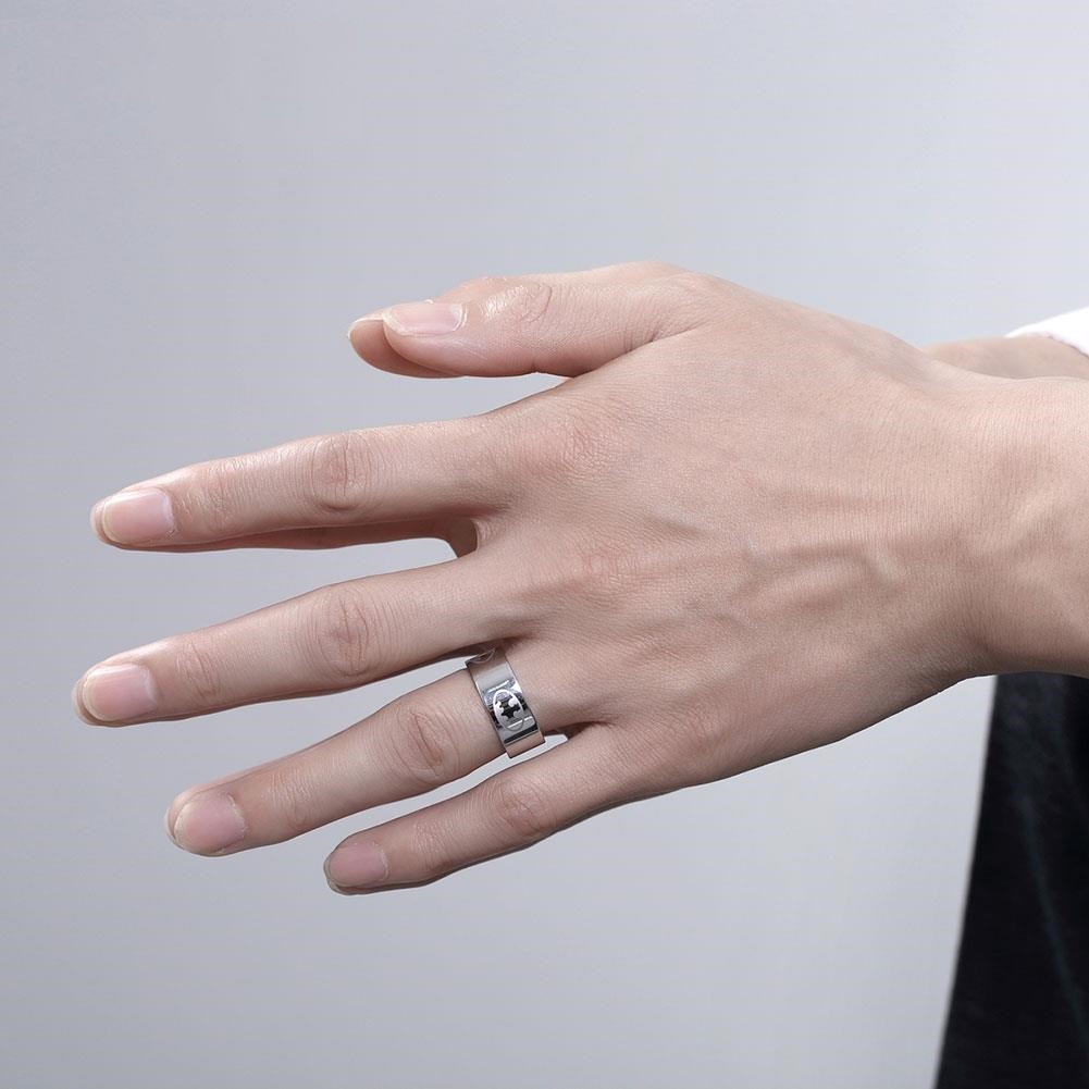 Rostfritt stål ring  - 2