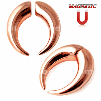 Roséguld UV magnetiska Falska Plugs PAR