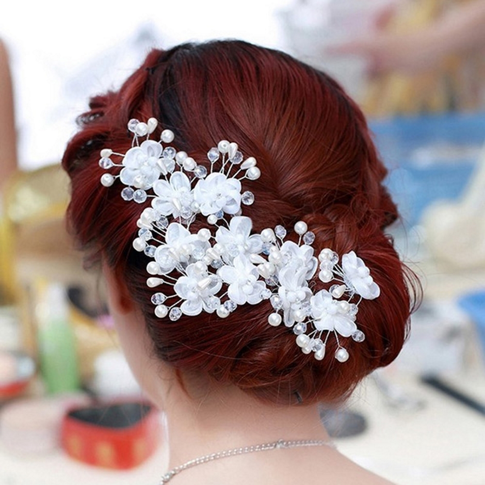 Flower Hair Pins Wedding