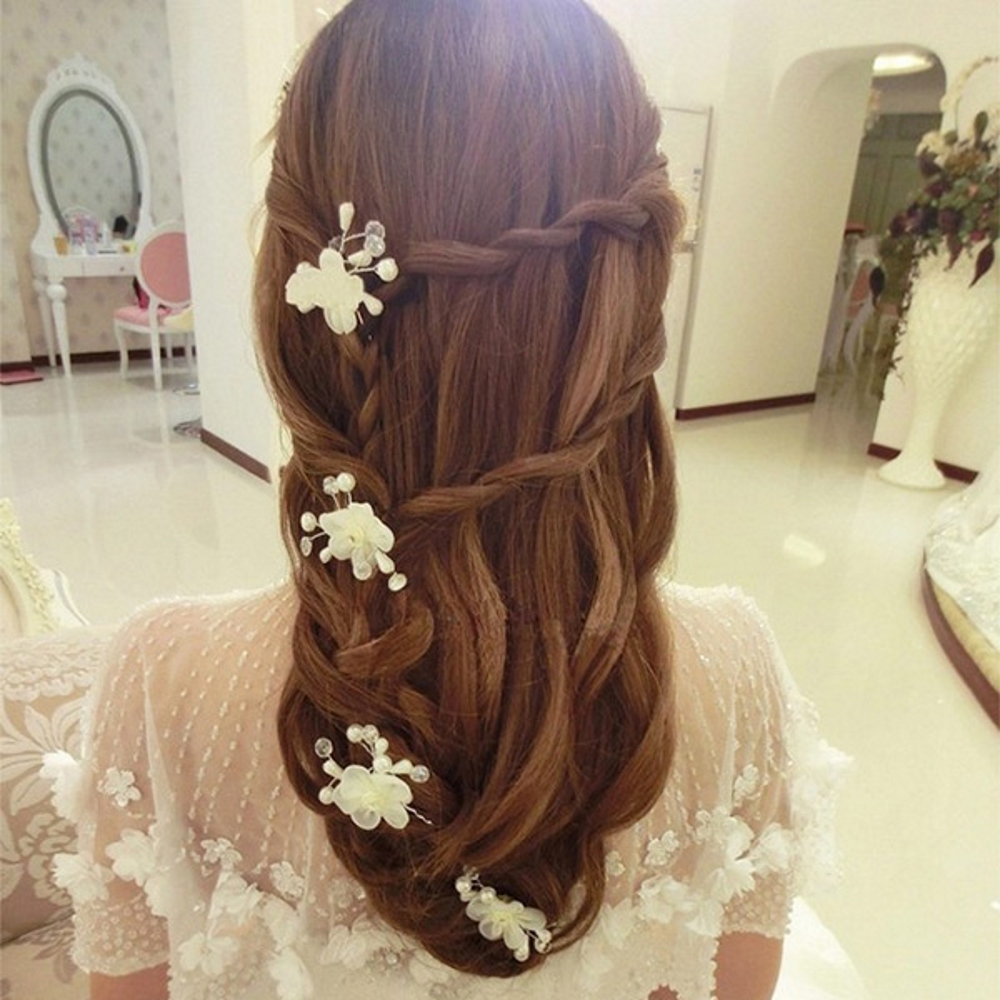 Flower Hair Pins Wedding - 3