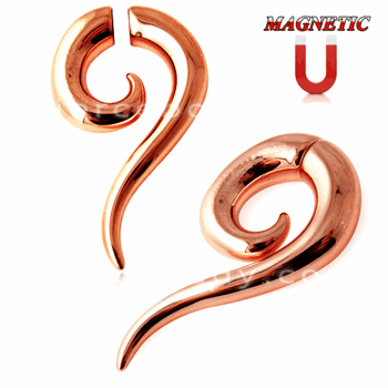 Roséguld UV magnetiska Falska Plugs PAR