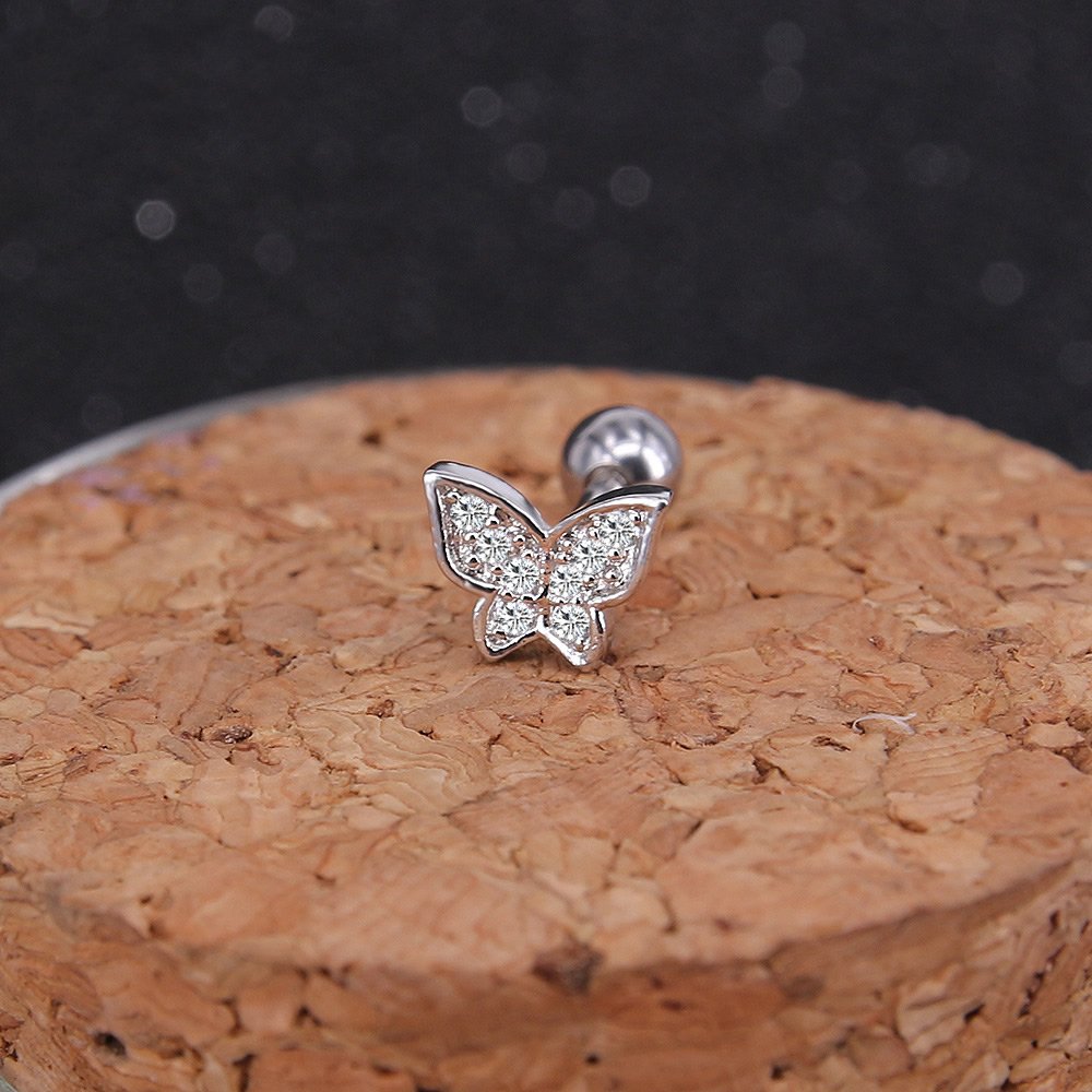  Tragus Piercing  Örhänge 1st CZ - 2