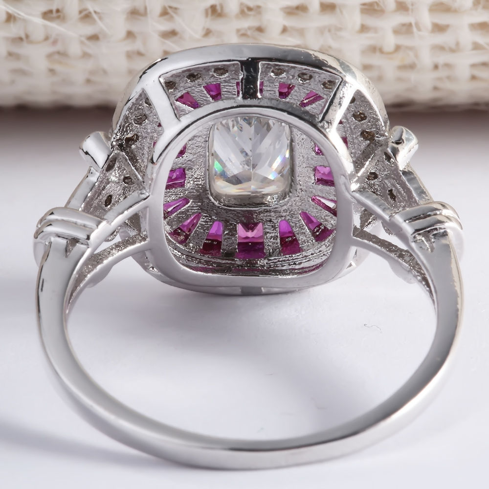 Silver FILLED RING Topaz - 3
