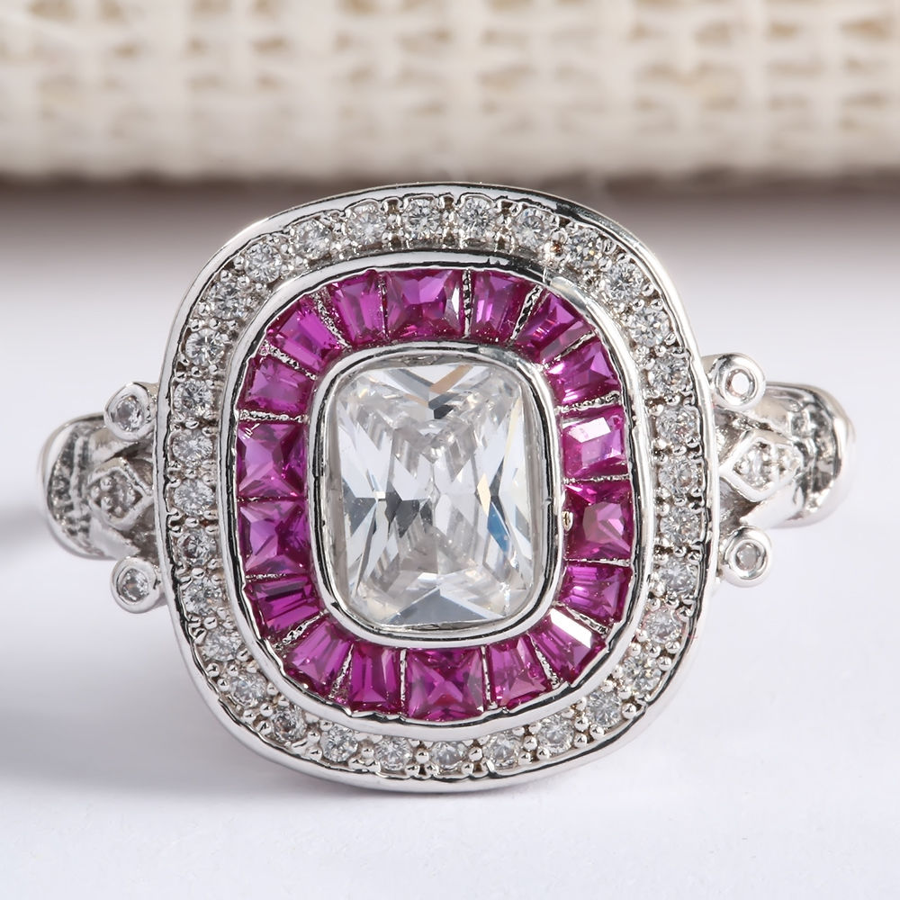 Silver FILLED RING Topaz - 4
