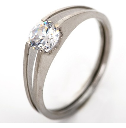 Rostfritt stål ring - 5
