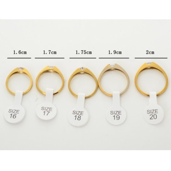 Rostfritt stål ring - 3