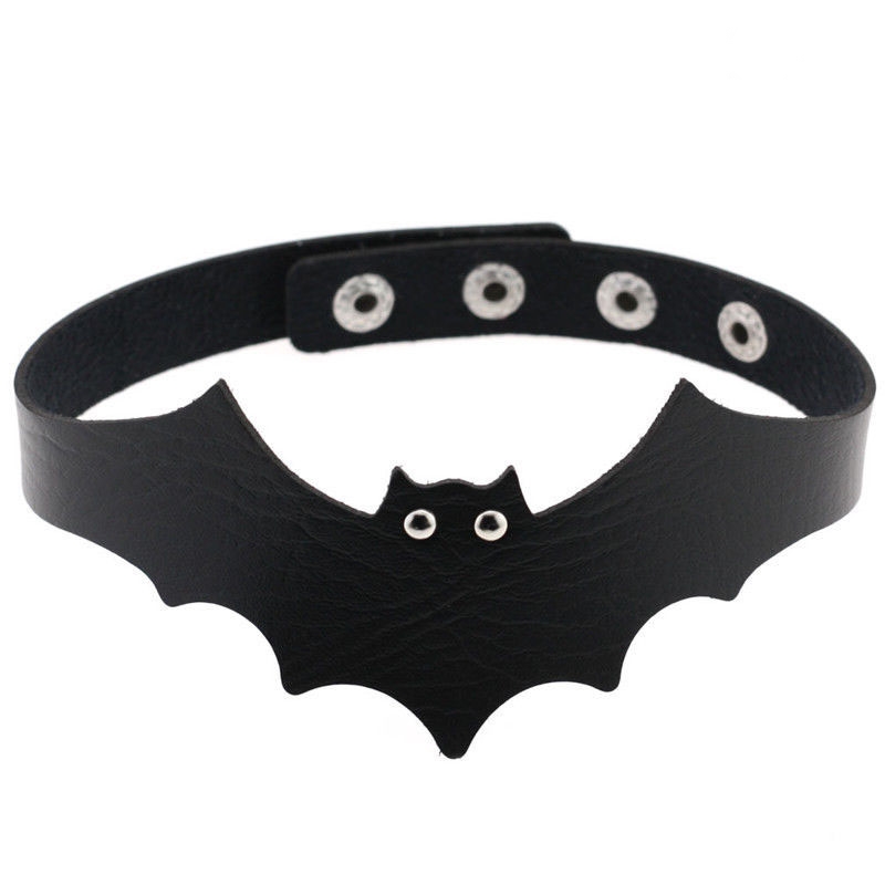 Vintage necklace Punk PU HALLOWEEN - 6