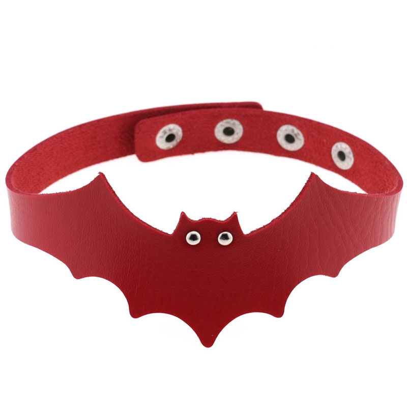 Vintage necklace Punk PU HALLOWEEN - 4