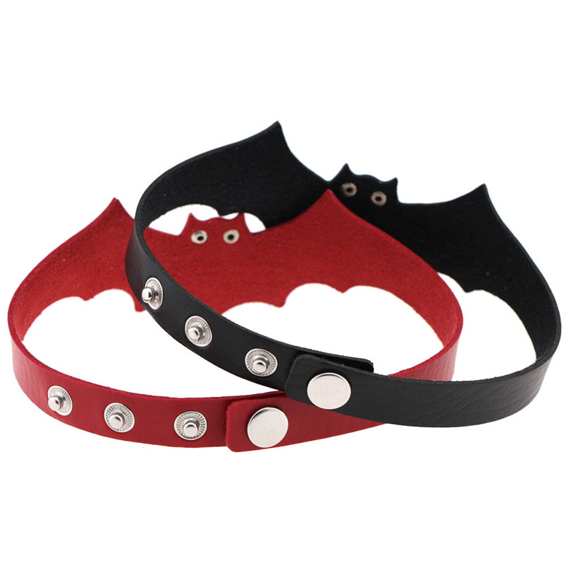 Vintage necklace Punk PU HALLOWEEN - 2