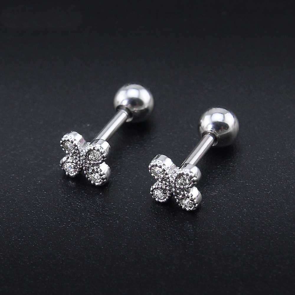 Tragus Piercing  Örhänge 1st CZ - 2