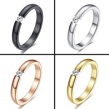 Rostfritt stål ring 