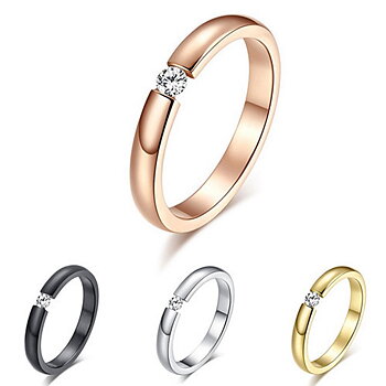 Rostfritt stål ring 