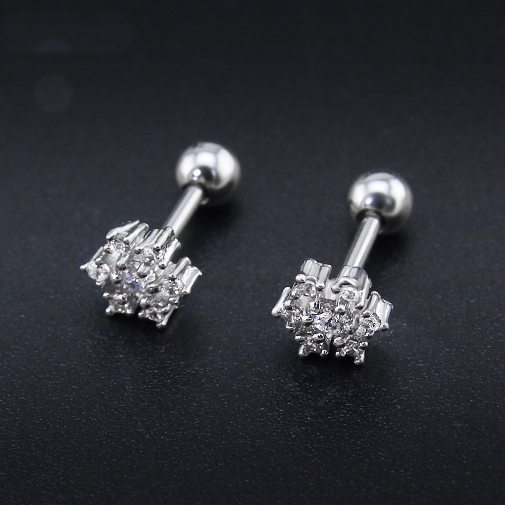  Tragus Piercing  Örhänge 1st CZ - 2