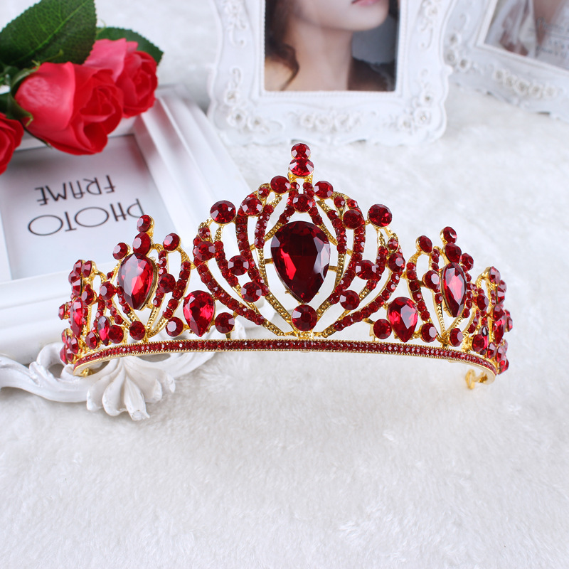 Luxury Crystal CZ wedding hair crownl hair accessories