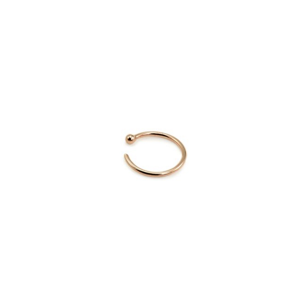 9K Guld Hoop näsa Ring - Opentype - 2