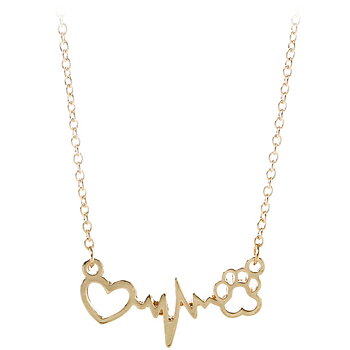 Hjärtformat halsband