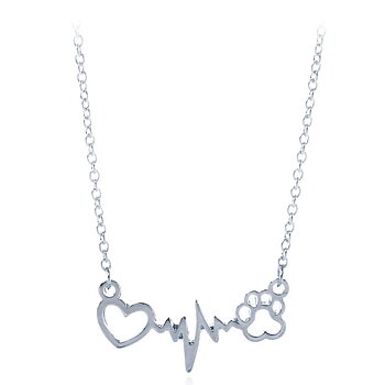 Hjärtformat halsband