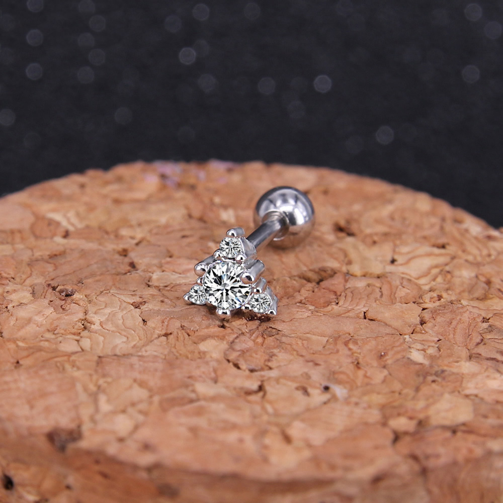  Tragus Piercing  Örhänge 1st CZ - 2