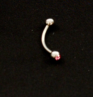 Ögonbryn stud banan ring - 3
