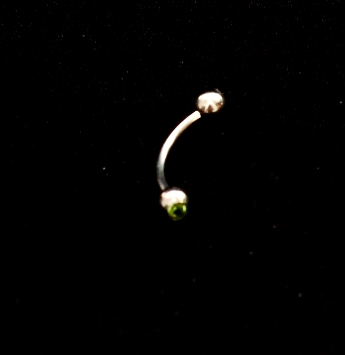 Ögonbryn stud banan ring - 5