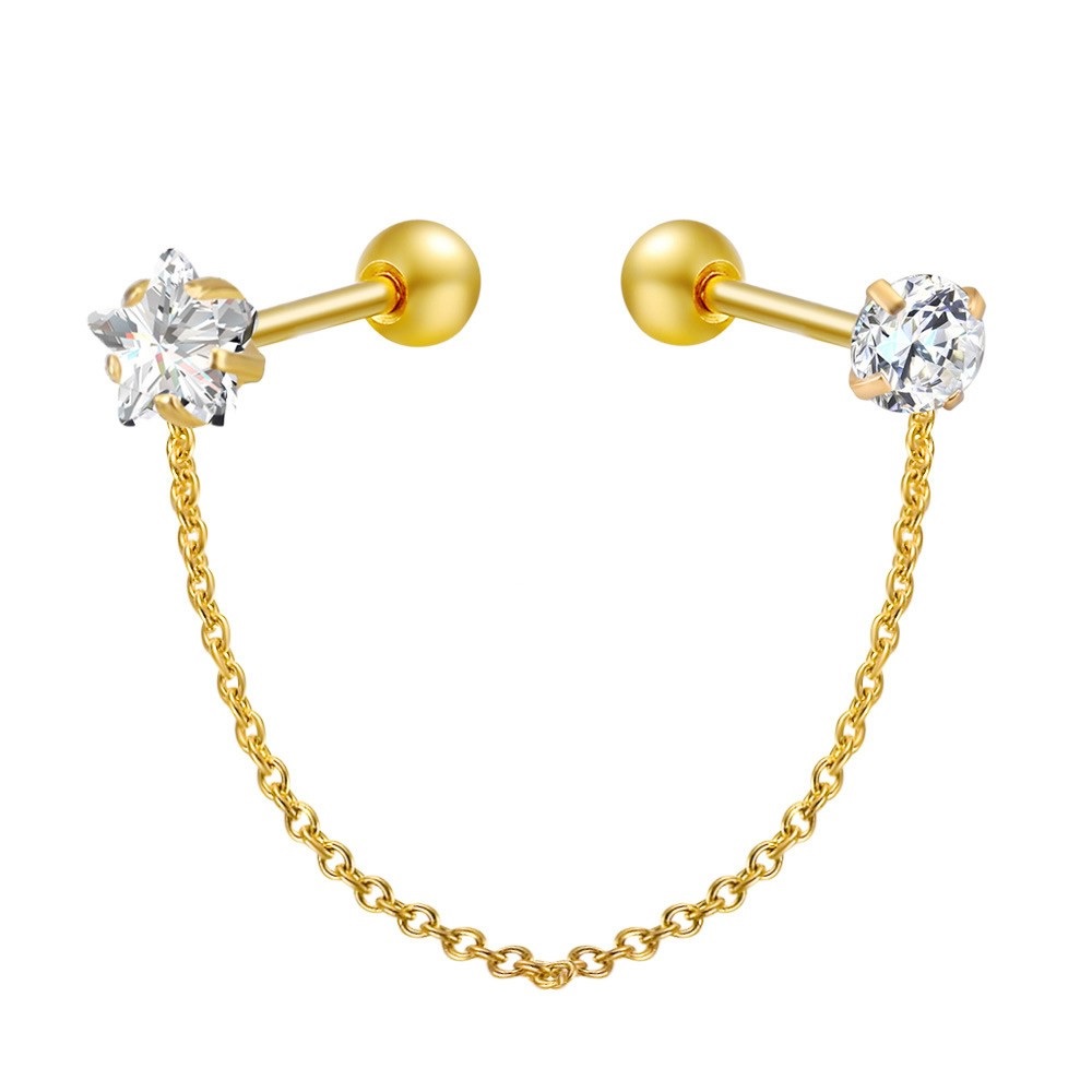  Tragus Piercing  Örhänge 1st CZ - 4