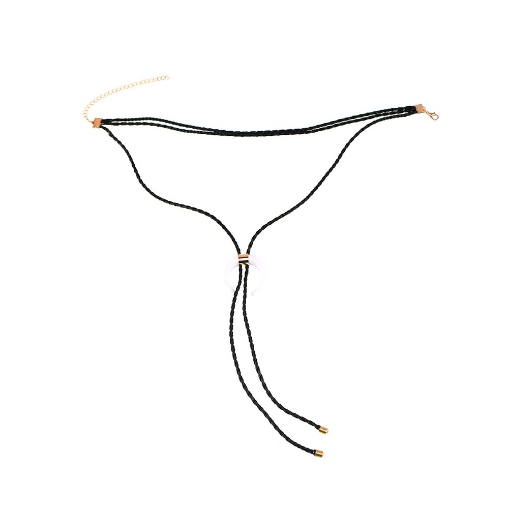 Halsband vintage vit elfenben chocker - 3