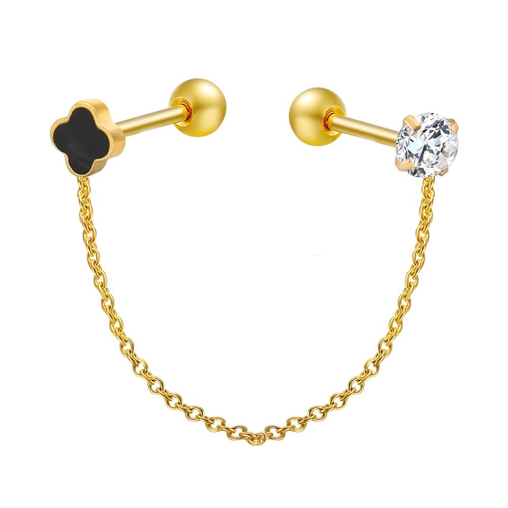  Tragus Piercing  Örhänge 1st CZ - 3