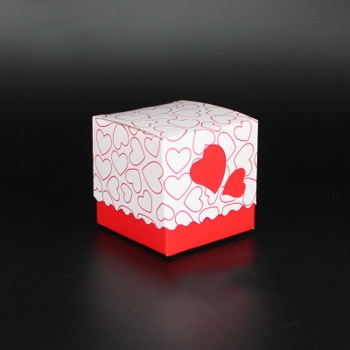 PRESENTFÖRPACKNING 5*5cm Hjärta - 6