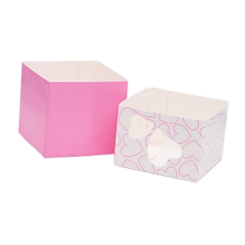 PRESENTFÖRPACKNING 5*5cm Hjärta - 11