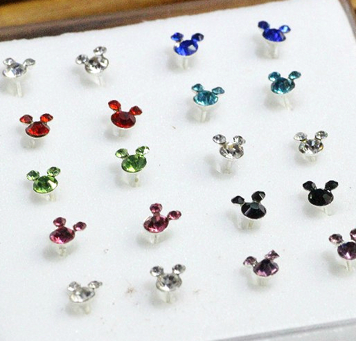 925 Silver Jeweled Nose Stud - 2