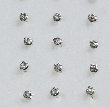 925 Silver PIERCING Nose Stud - 3