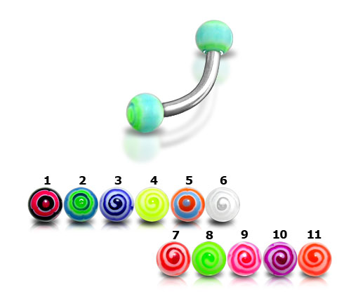 SS Ögonbryn Banana med UV Balls - 2