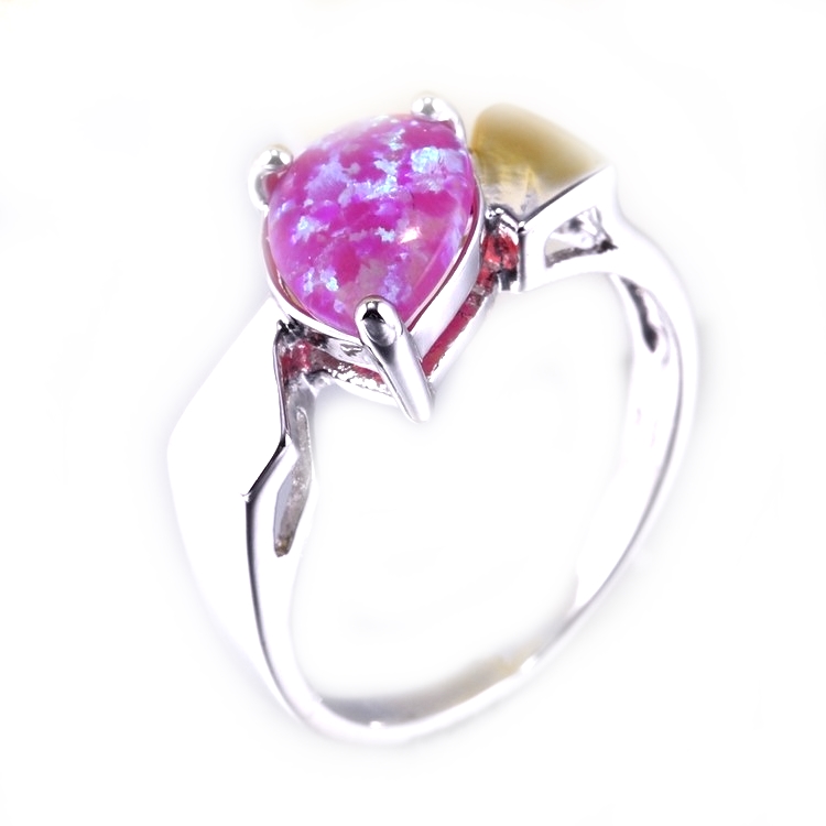 Silversmycken filled ring ROSA Brand Opal