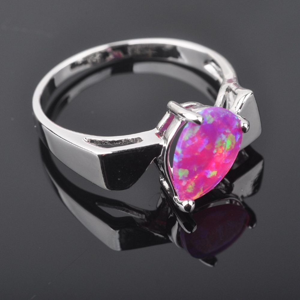 Silversmycken filled ring ROSA Brand Opal - 3