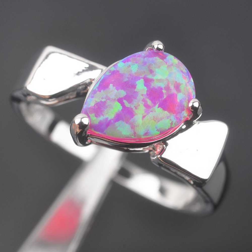 Silversmycken filled ring ROSA Brand Opal - 4