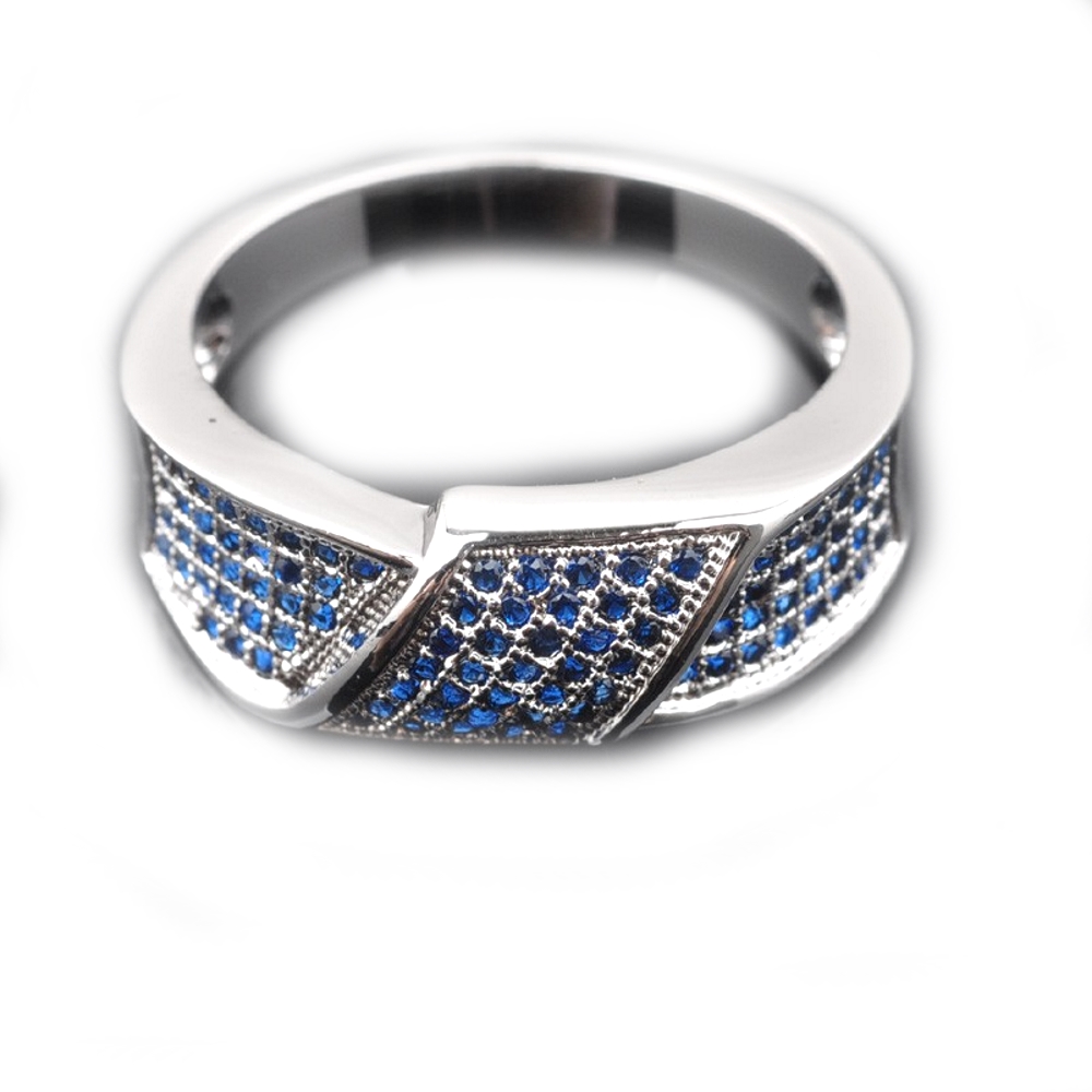 Silver FILLED RING Sapphire  - 4