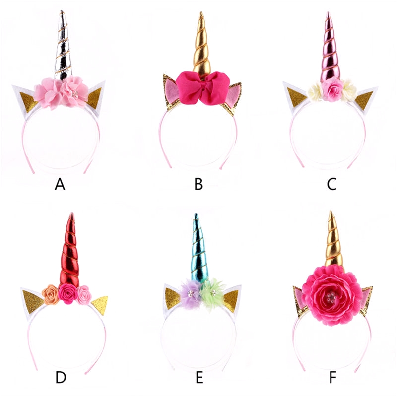 Baby Hairband Princess Baby Girl Unicorn  - 3