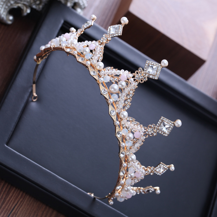 Luxury Crystal CZ wedding hair crownl hair accessories - 2