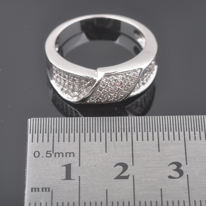 Silver FILLED RING Topaz - 2