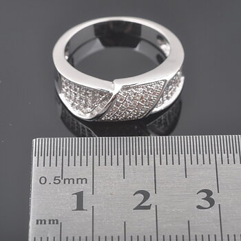Silver FILLED RING Topaz