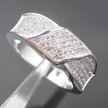 Silver FILLED RING Topaz
