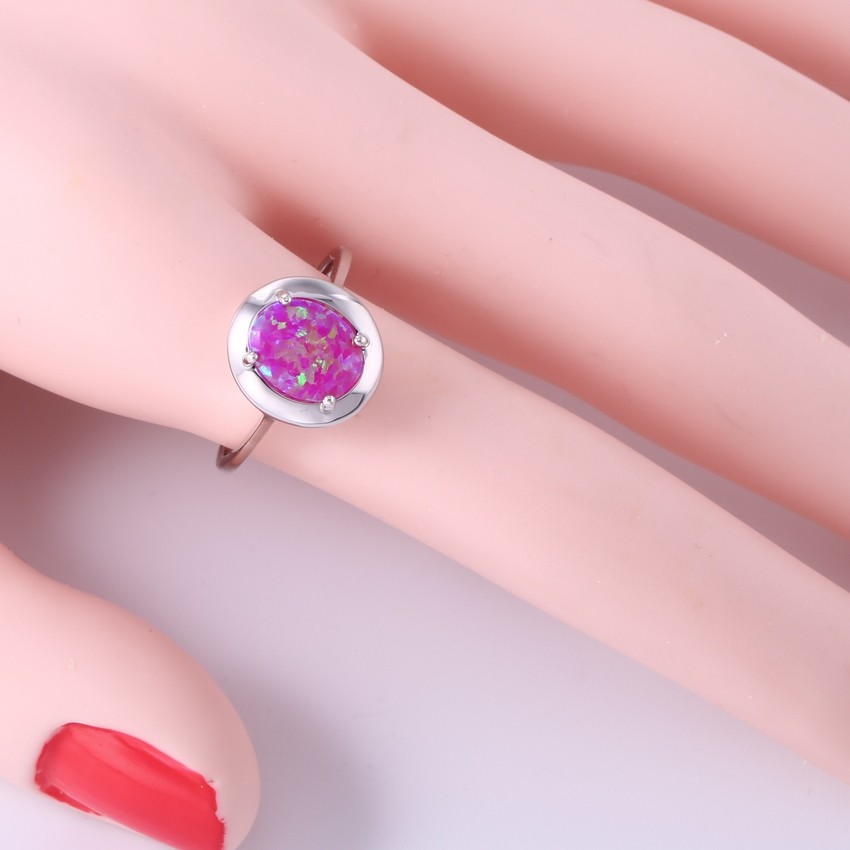 Silversmycken filled ring ROSA Brand Opal - 2