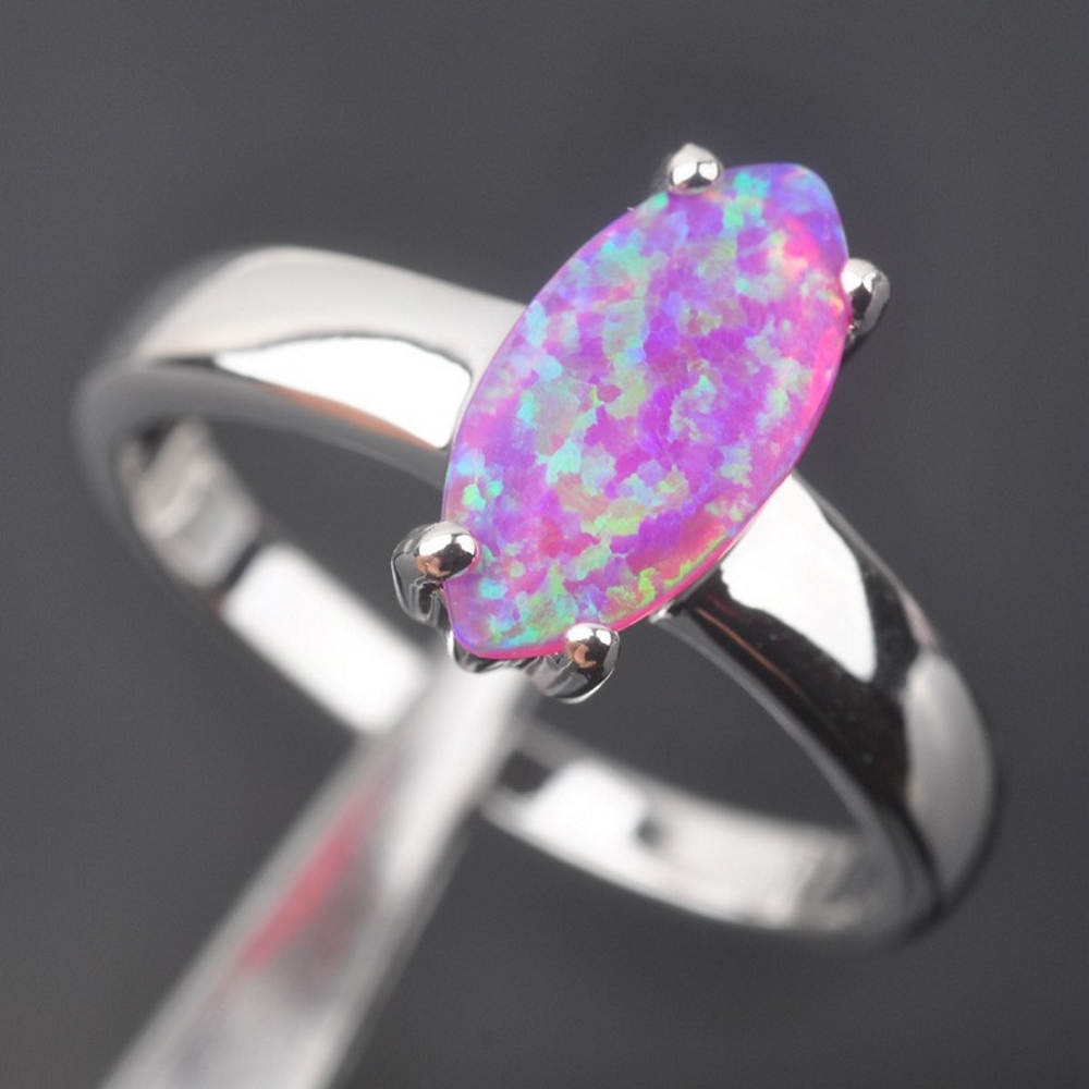 Silversmycken filled ring ROSA Brand Opal - 3